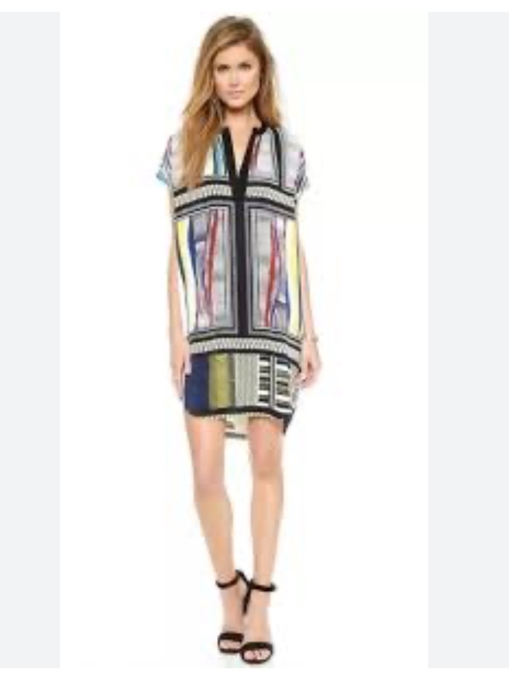 Diane von Furstenberg Silk Joanna shift Dress Size 6